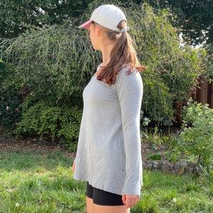 Grey V-neck Sweater